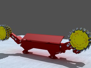 coal mining machine 3D Model