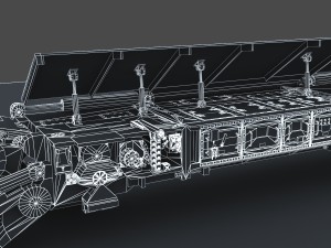 coal mining machine 3D Model