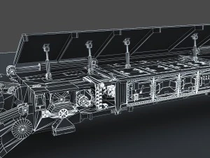 coal mining machine 3D Model