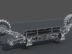 coal mining machine 3D Model