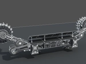 coal mining machine 3D Model