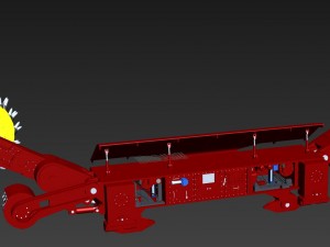 coal mining machine 3D Model