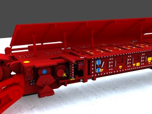 coal mining machine 3D Model