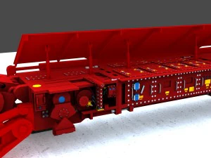 coal mining machine 3D Model
