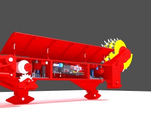 coal mining machine 3D Model