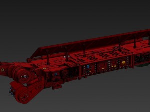 coal mining machine 3D Model