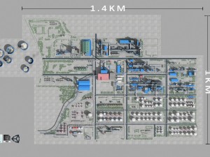 refinery 3D Model