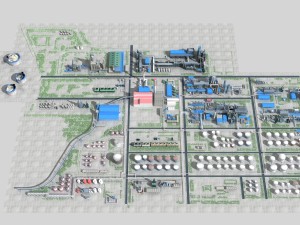 refinery Modello 3D