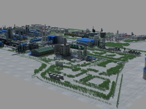 refinery Modello 3D