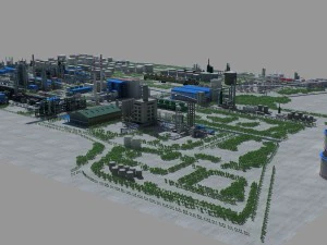 refinery 3D Model