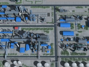 refinery Modello 3D