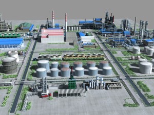 refinery Modello 3D