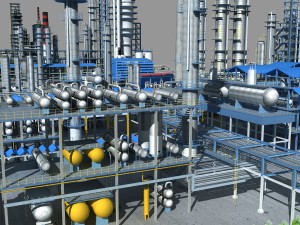 refinery Modello 3D
