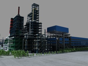 refinery Modello 3D