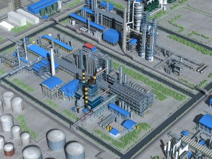 refinery Modello 3D