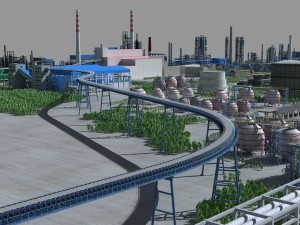 refinery Modello 3D