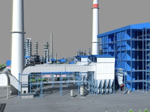 refinery Modello 3D