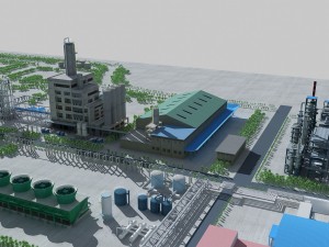 refinery Modello 3D