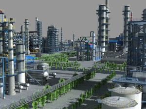 refinery Modello 3D