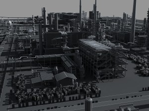 refinery Modello 3D