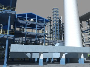 refinery Modello 3D