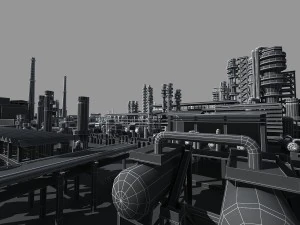 refinery 3D Model