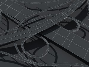 highway viaduct 3D-Modell