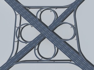 highway viaduct 3D Model