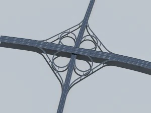 highway viaduct 3D Model