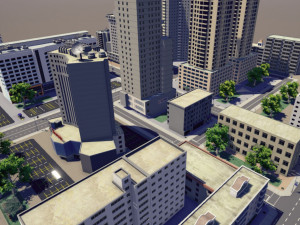 city block 3D Model