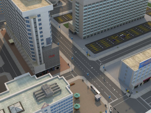 city block 3Dモデル