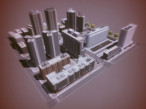 city block 3Dモデル