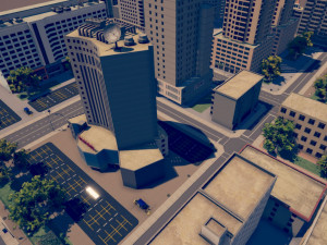 city block 3Dモデル