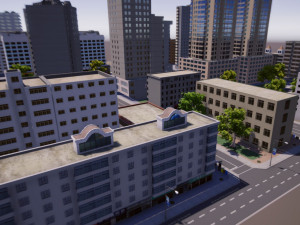 city block 3Dモデル
