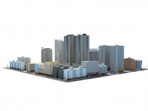 city block 3Dモデル