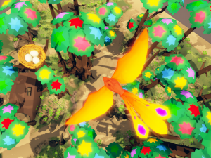 fantasy phoenix forest 3D Model
