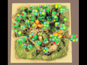 fantasy phoenix forest 3D Model