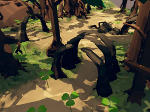 fantasy phoenix forest 3D Model