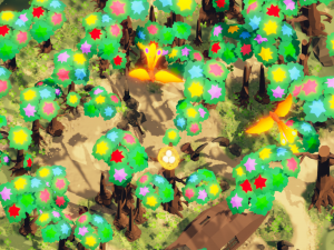 fantasy phoenix forest 3Dモデル