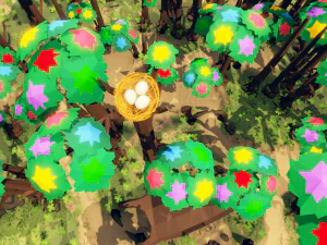 fantasy phoenix forest 3D Model