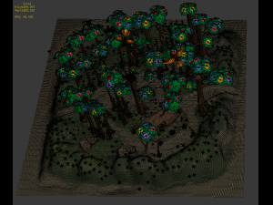 fantasy phoenix forest 3Dモデル
