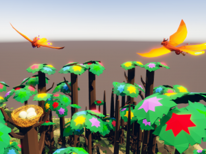 fantasy phoenix forest 3Dモデル