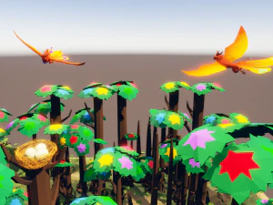 fantasy phoenix forest 3D Model