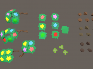 fantasy phoenix forest 3Dモデル