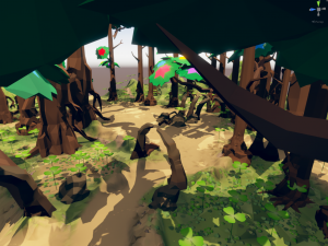 fantasy phoenix forest 3Dモデル