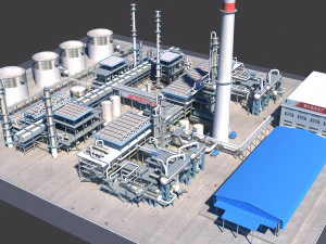 refinery 3D Model