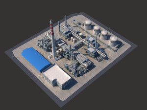refinery Modelo 3D