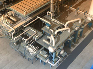 refinery 3D Model