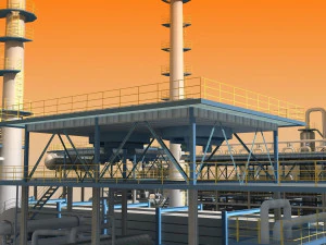 refinery 3D Model