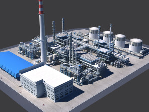 refinery Modelo 3D